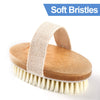 CKeep Shower Body Brush for Dry and Wet Brushing, 2PCS Bath Body Scrubber with Soft and Stiff Bristles, for Exfoliating Skin and Soft Scrub, Suitable for Men and Women.
